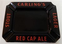 CARLING'S  STOUT PORC.ASHTRAY