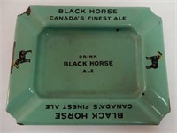 BLACK HORSE CANADA'S FINEST ALE PORC. ASHTRAY