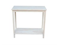 International Concepts  Unfinished Console Table