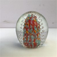 GLASS BUBBLE PAPERWEIGHT