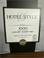 Hotel Style 6-Piece Luxury King Sheet Set 1000 T/C