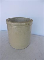 Stoneware Open Face Crock 8"Dx8 1/2"T