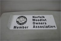 Norfolk Wood Lot Owner's Double Sided Sign