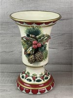 DESIGN FACTORY INTL CHRISTMAS DAY COLLECTOR VASE