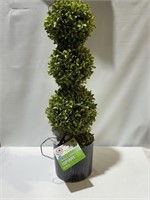 $35.00 TrueLiving Outdoors Triple Lighted Topiary