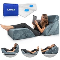 Lunix LX13 6pcs Orthopedic Bed Wedge Pillow Set,