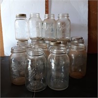 (25) Assorted Canning Jars