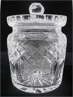 WATERFORD SMALL COOLIE JAR CLEAN 7H
