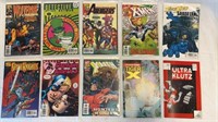 10 Comic Books: Marvel, DC & More: x-Men, Captain