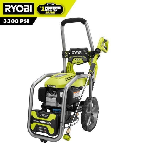 3300 PSI 2.5 GPM Cold Water Gas Pressure Washer wi