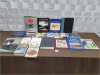 Mix lot of books. Collection, vintage Canada books