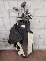 Golf club set with bag