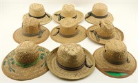 9 Salesman Sample Straw Hats