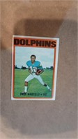 1972 Topps # 167 Paul Warfield Card (B64) Miami Do