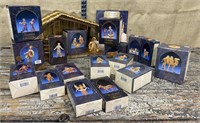 Fontanini nativity w/ figures in original boxes
