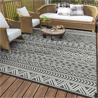 MontVoo-Outdoor Rug Carpet Waterproof 5x8 ft