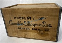 Gambles shipping box Denver Colorado