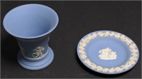 (G) Wedgewood blue and white porcelain