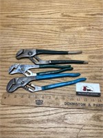 One channel lock pliers and others
