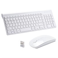 SM4263  RVP+ Wireless Keyboard and Mouse Combo, Wh