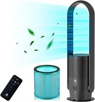 Ultty Bladeless Tower Fan And Air Purifier In