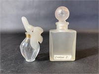 Lalique Nina Ricci Dove, Frosted Glass Perfume