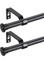 YeYeBest Curtain Rod 2 Pack - 28" to 50" for