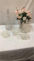 Group of Clear Glassware