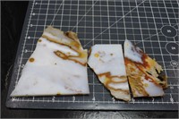 Polka Dot Agate Slabs, 7oz