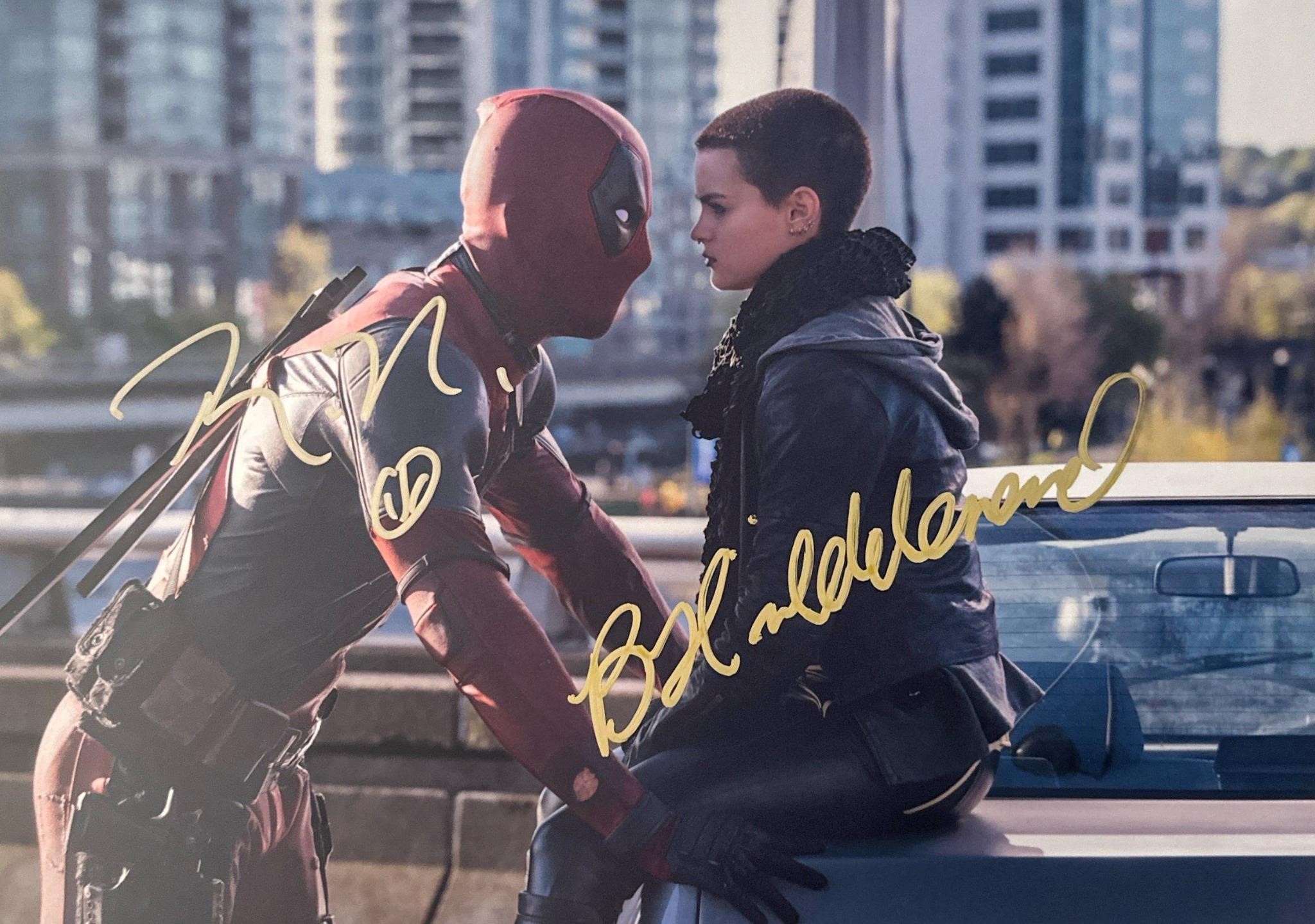 Autograph COA Deadpool Photo