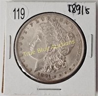 1891s Morgan Dollar, MS63