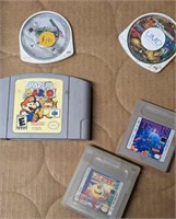ASSORTED HAND HELD GAME CARTRIDGES