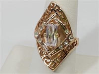 Goldtone Ring Size 8.5  New