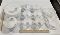9 Plates, 6 Bowls, & 6 Cups -Unknown Brand