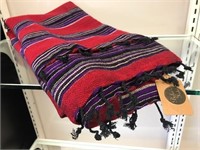 Hand Made Striped Shawl from Nepal