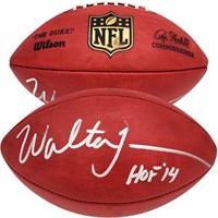 Walter Jones Autographed  Leather Football