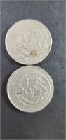 2 - 1981 $20 Mexican pesos
