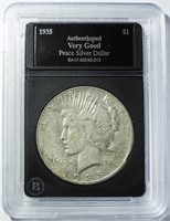 1935-S PEACE DOLLAR VG