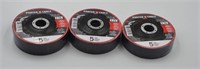 3 Packs of 5 Metal Grinding Wheels 4-1/2"