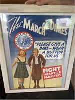 OLD ADVERTISEMENT MARCH OF DIMES
