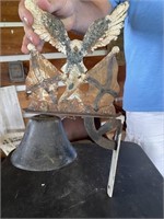 CAST IRON EAGLE BELL