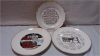 3 Oakford Collectible Plates