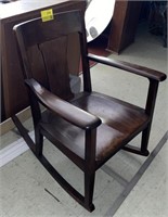 Wooden Rocking Chair, 25x30x30in