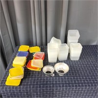 J3 62Pc Freezer containers 41 lids 19 conatiners