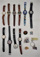 (J) Indy Car & Racing Car Watches & Keychains