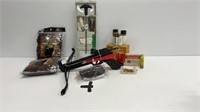 Hunting lot: mini crossbow, Winchester hollow X