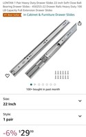 Heavy Duty Drawer Slides (Open Box)