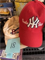 1986 Red Sox Hat and Yankee haters hat