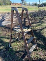 Unique wooden painters utility ladder