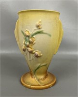 Vintage Roseville Pottery Yellow Vase